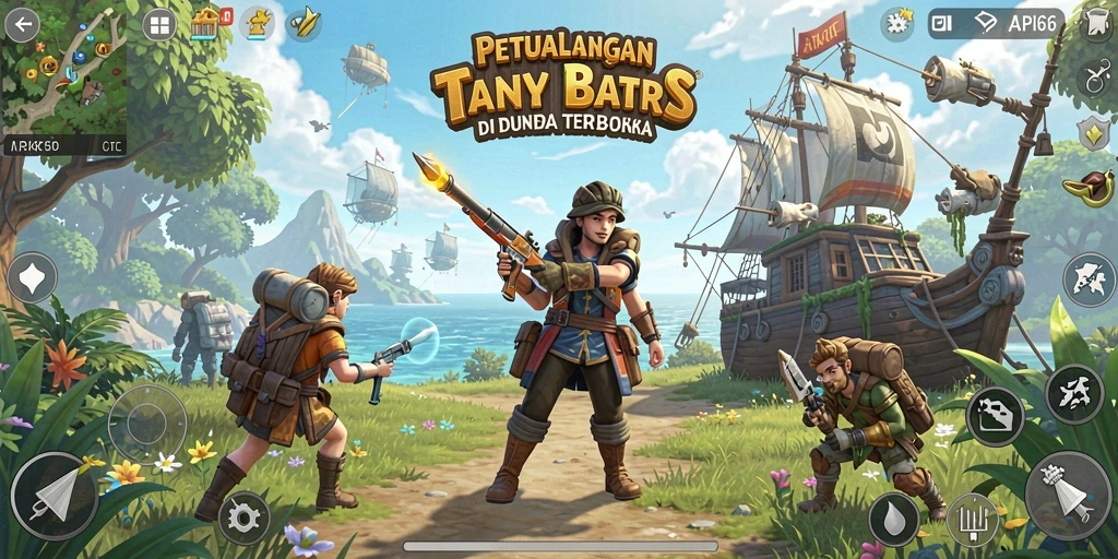 Gameplay Open World yang menakjubkan dalam API66 dengan berbagai eksplorasi.
