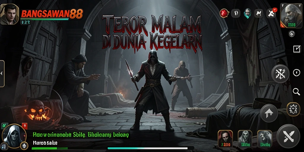 Tampilan gameplay <strong>BANGSAWAN88</strong> yang mencekam dan menggugah rasa takut.