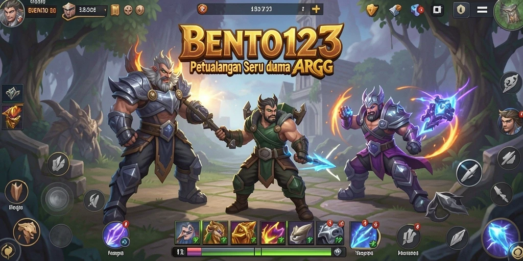 Tampilan gameplay BENTO123 yang memikat dalam petualangan ARPG.