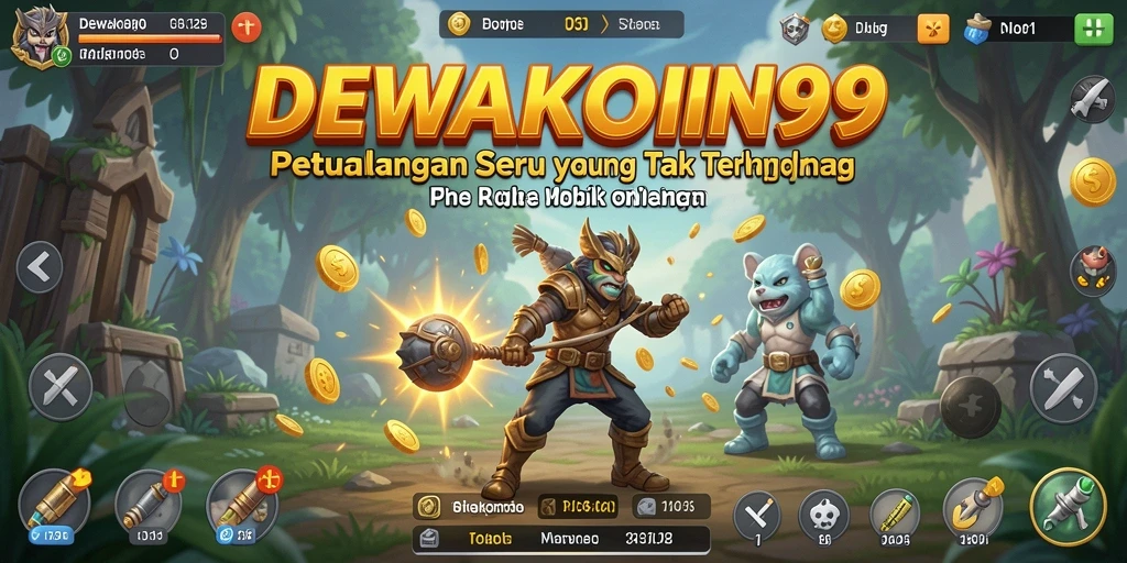 Screenshot gameplay DEWAKOIN99 menampilkan aksi seru dalam dunia petualangan.