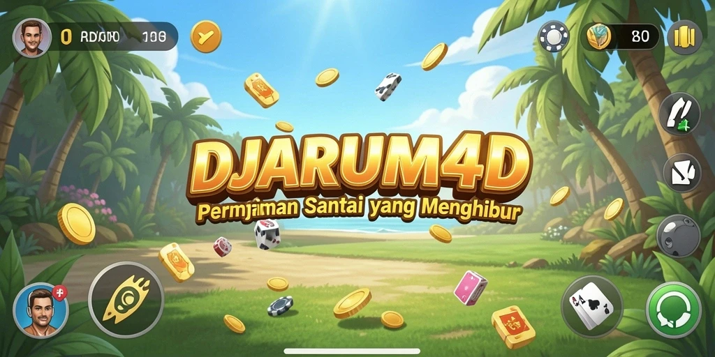 Tampilan gameplay yang seru dan penuh warna dari DJARUM4D.