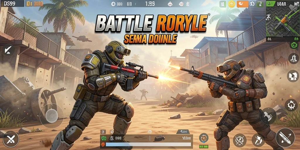 Gameplay menegangkan di DS99 dengan pertarungan intens antar pemain.