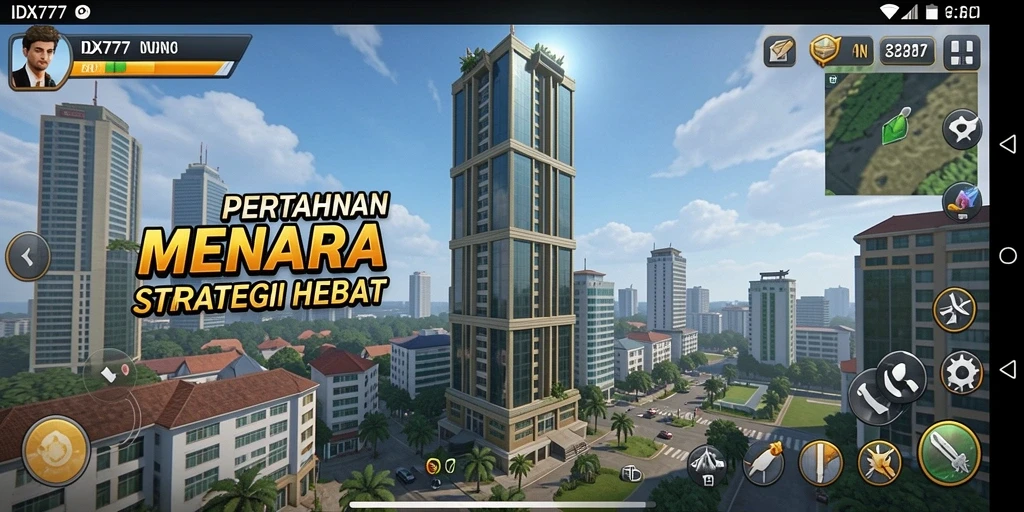Menampilkan aksi pertahanan menara yang menegangkan di IDX777.