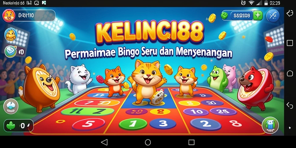 Tampilan gameplay KELINCI88 yang seru dan menarik saat bermain Bingo.