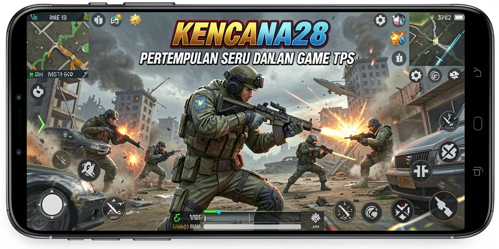 Tangkapan layar menunjukkan aksi intens dalam KENCANA28 saat berperang.