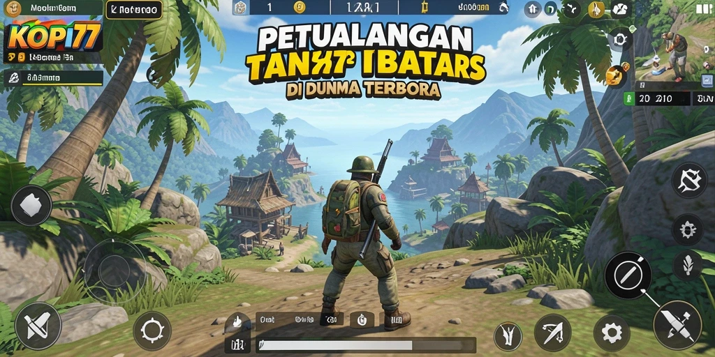 Screenshot KOPI77 menampilkan aksi gameplay Open World yang seru.