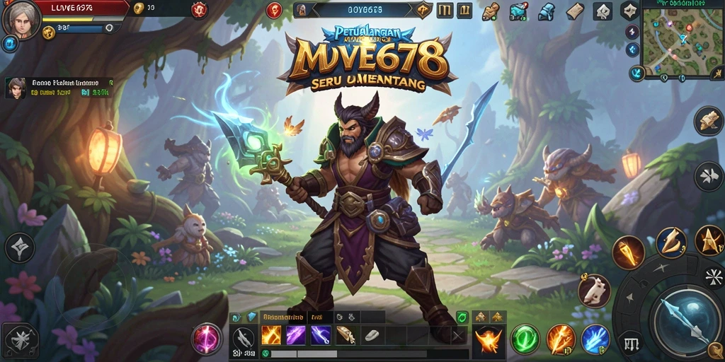 Tampilan gameplay LOVE678 yang menakjubkan dalam petualangan MMORPG.