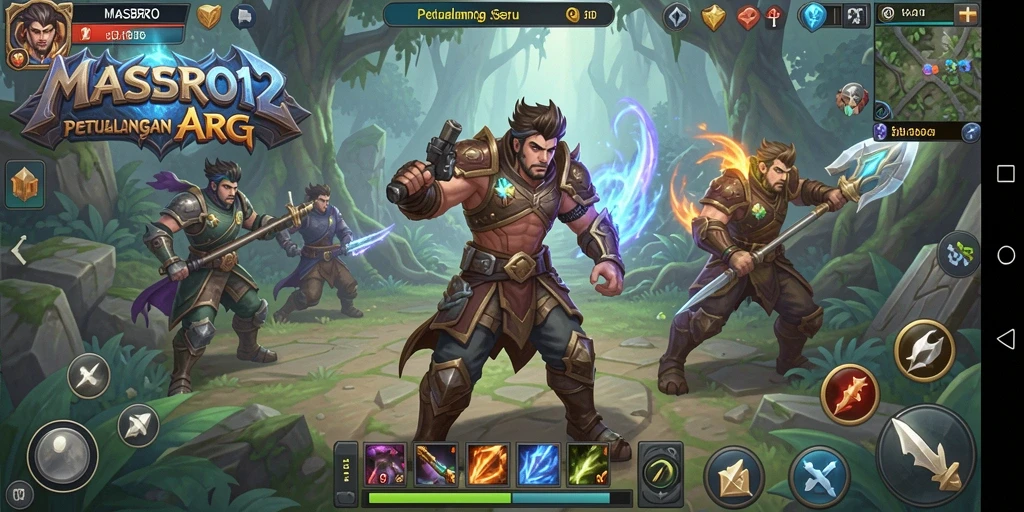 Tampilkan gameplay seru dalam dunia ARPG MASBRO12.