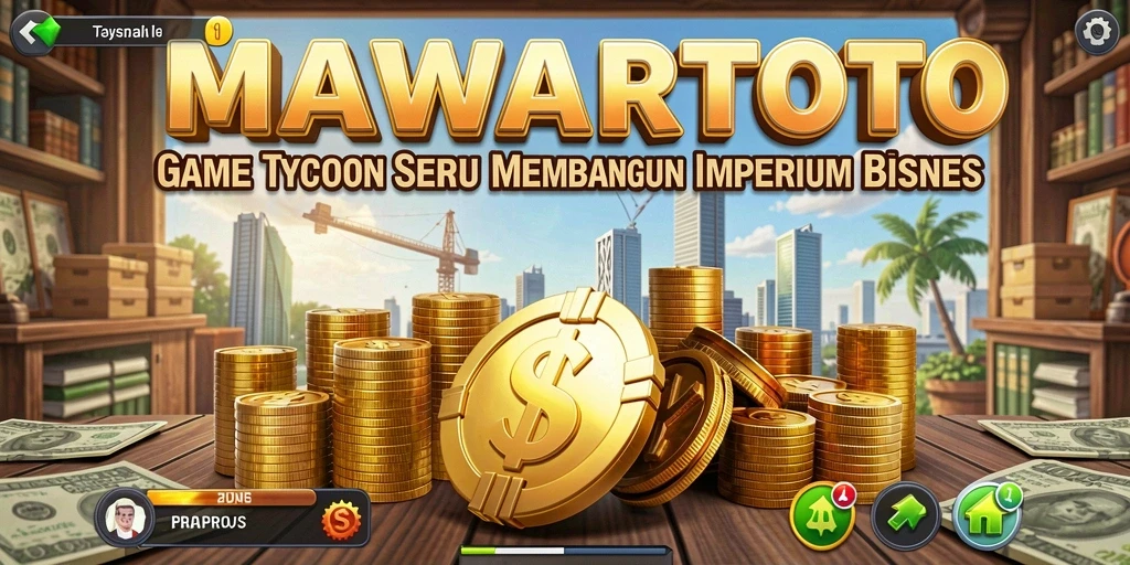Screenshot gameplay MAWARTOTO menampilkan manajemen bisnis yang menarik.
