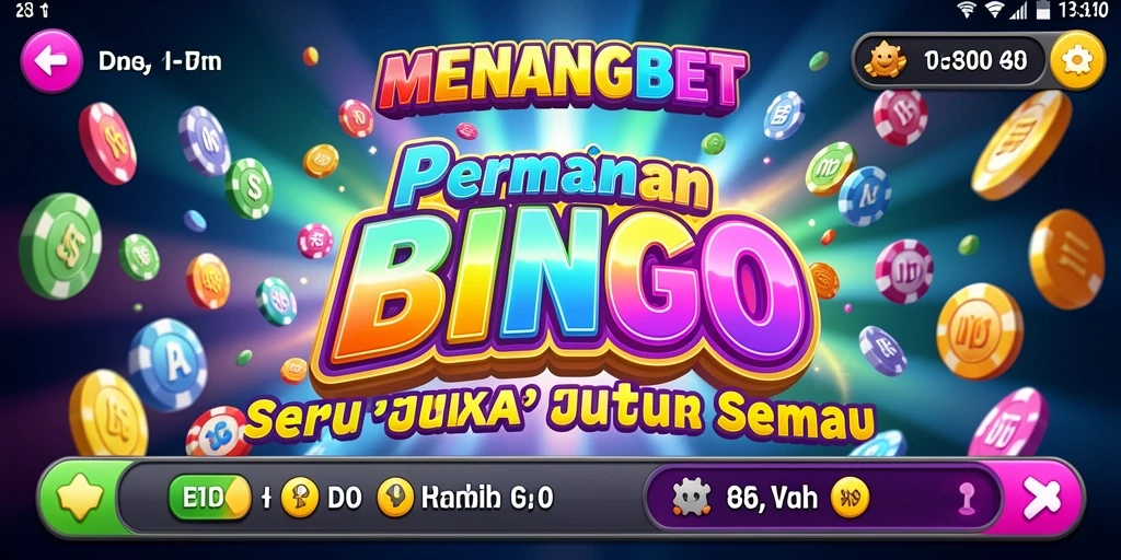 Screenshot permainan MENANGBET menunjukkan aksi seru dalam Bingo.