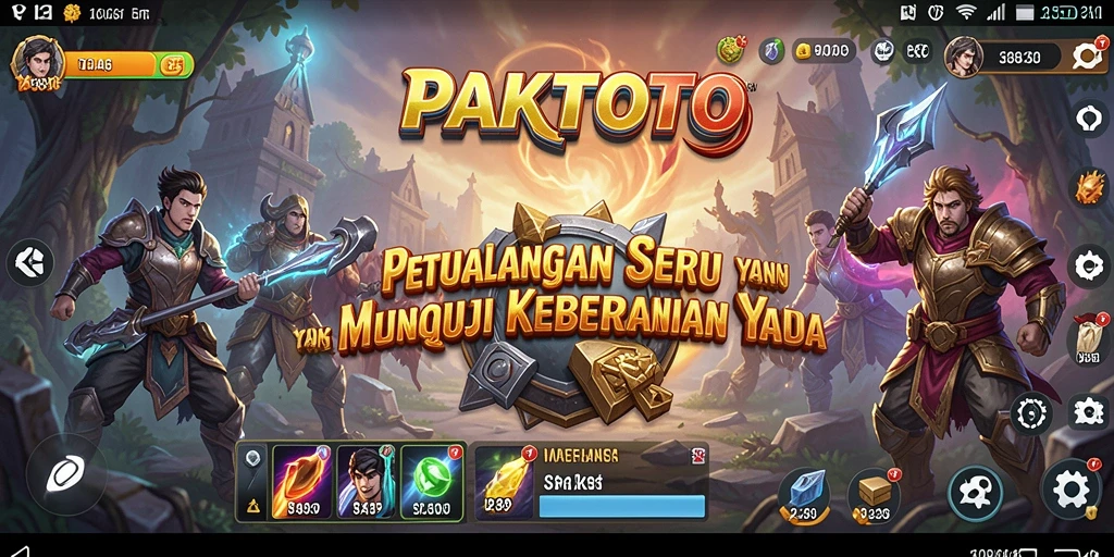 Tampilan gameplay <strong>PAKTOTO</strong> yang mendebarkan dengan petualangan seru.