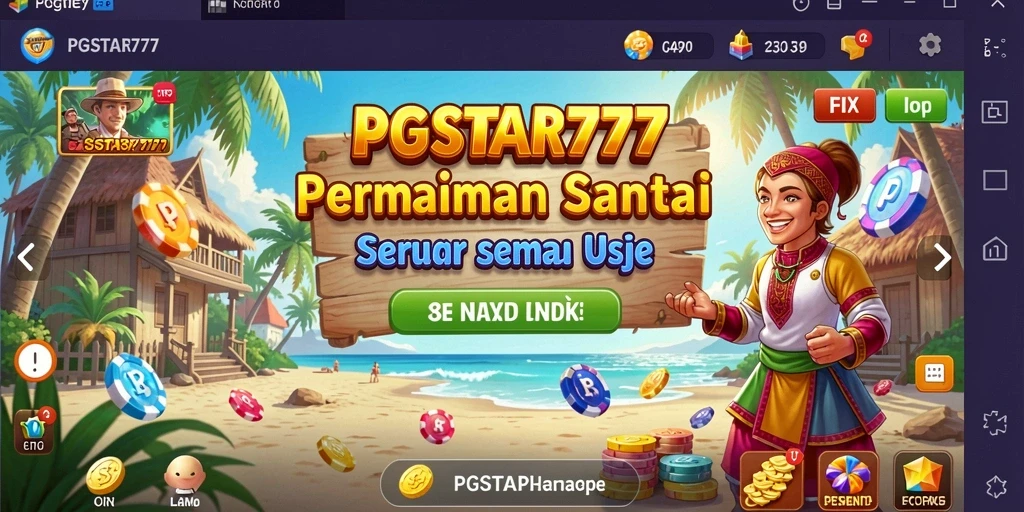 Tampilan gameplay PGSTAR777 yang cerah dan menarik.