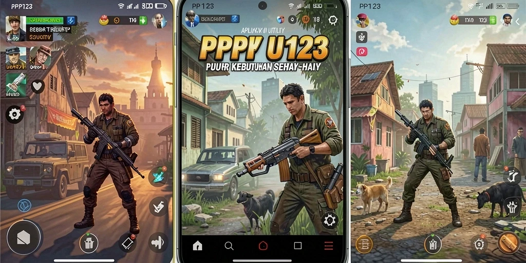Tampilan antarmuka PP123 yang sederhana dan fungsional.