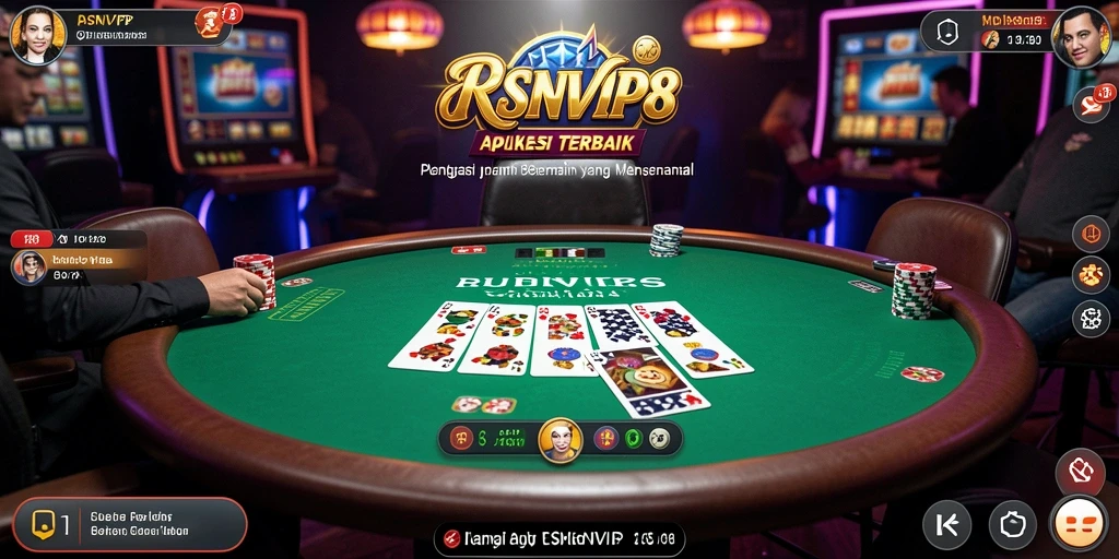 Screenshot RSNVIP8 menunjukkan pemain bersaing dalam game Poker yang seru.