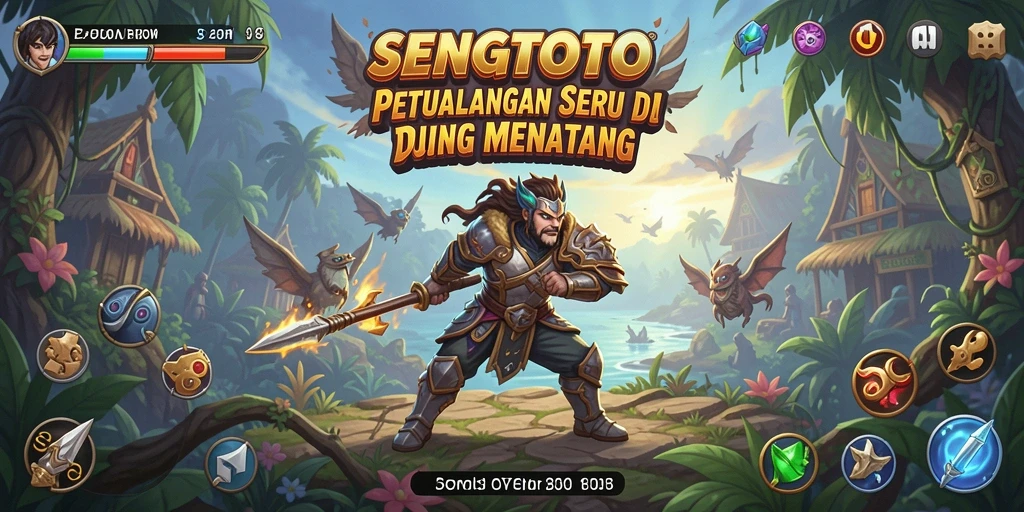 Tampilan gameplay seru dalam dunia SENGTOTO yang penuh petualangan.