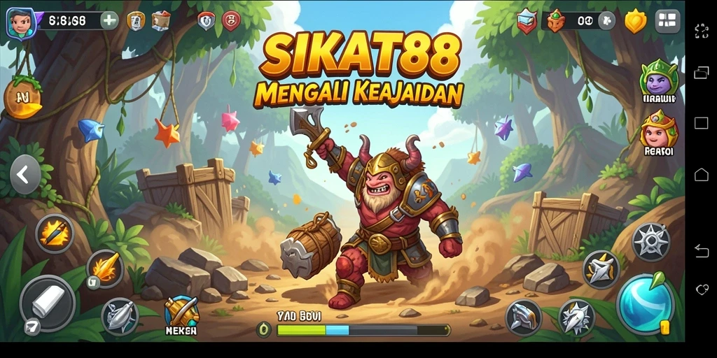 Gameplay SIKAT88 menunjukkan aksi petualangan yang menegangkan.