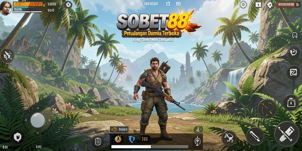 Tangkapan layar menampilkan petualangan di dunia Open World SOBET88.