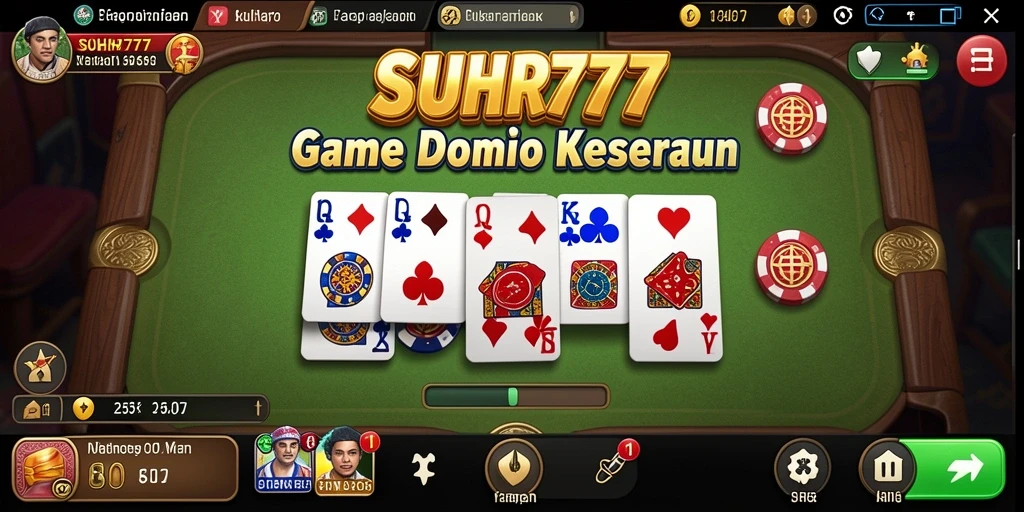 Screenshot gameplay SUHU777 yang menunjukkan serunya bermain Domino.