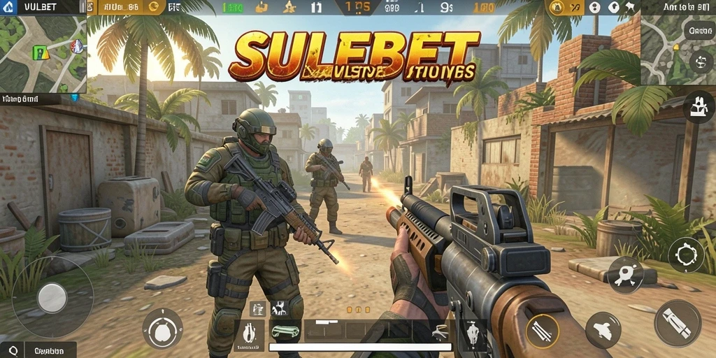 Gameplay SULEBET yang mendebarkan dan seru dengan pertempuran intens.