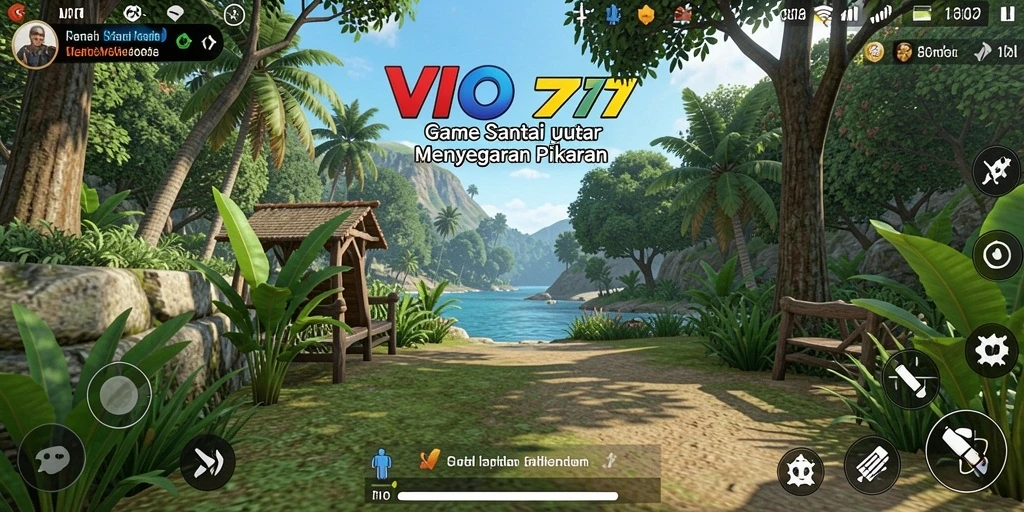 Tangkapan layar VIO77 yang menunjukkan gameplay yang menarik dan penuh warna.