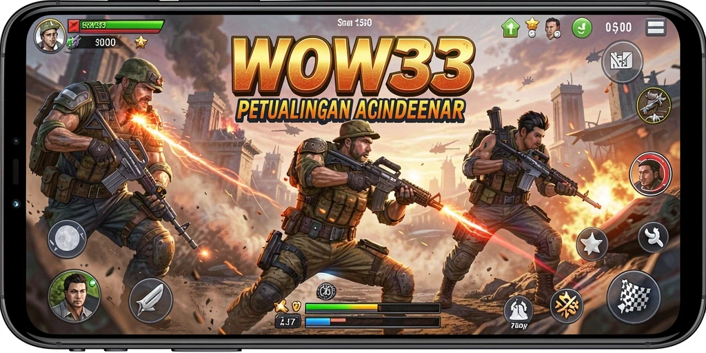 Tampilan menarik dari gameplay WOW33 yang penuh aksi.